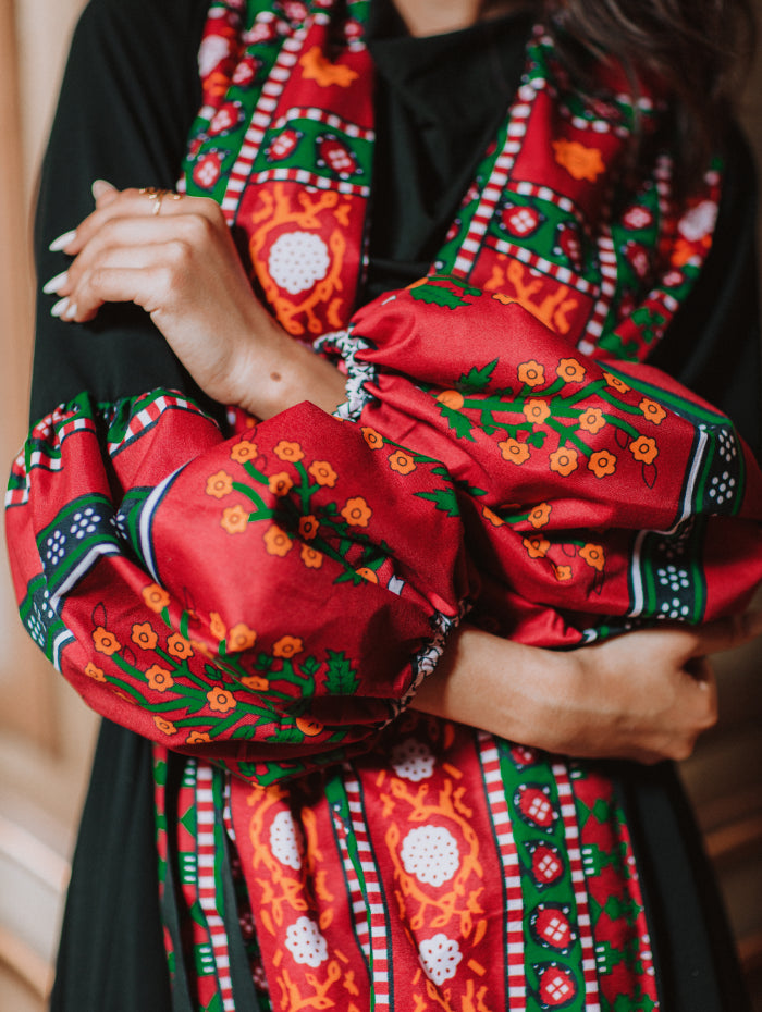 Yemeni pattern abaya