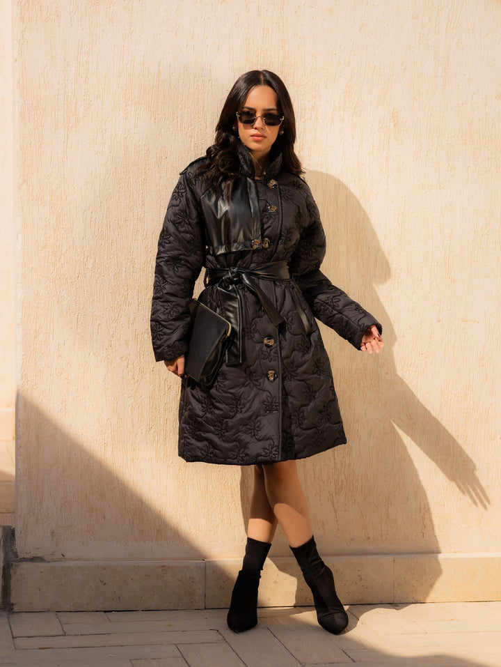 Puff long coat