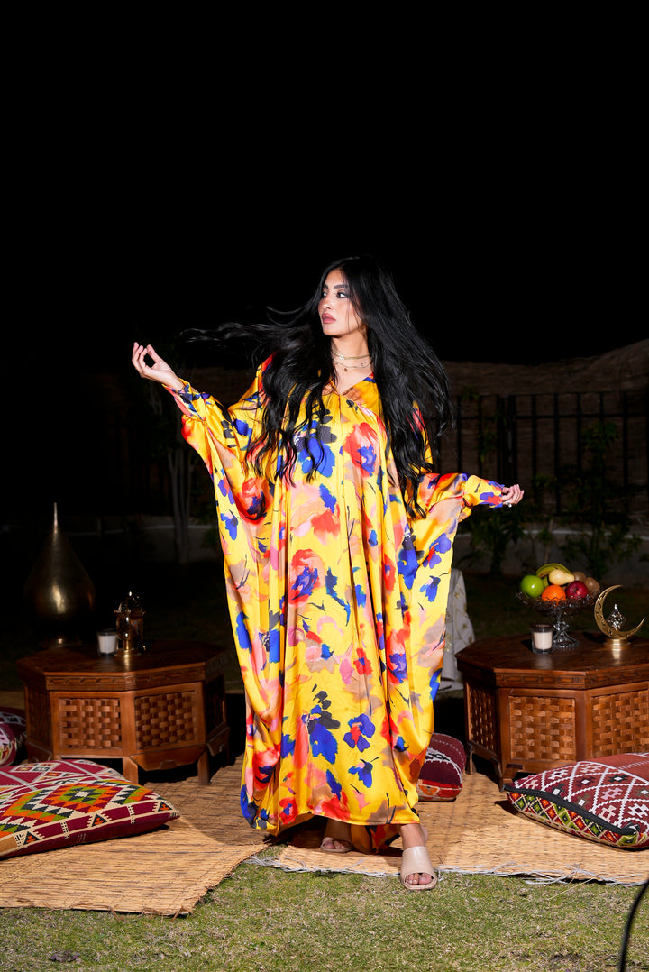 Satin kaftan