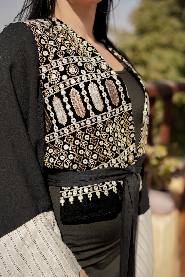 indian vest with embroidery